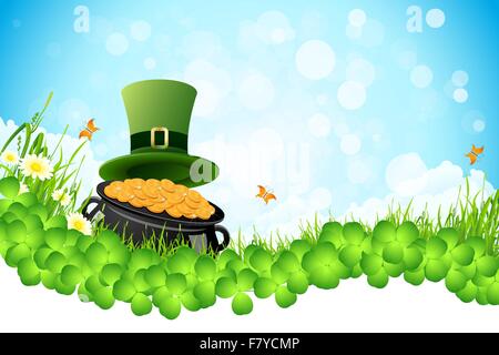 Saint Patricks Day Background Illustration de Vecteur
