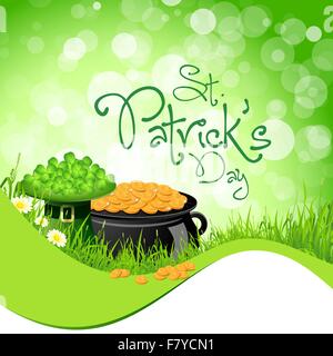 St Patrick Day Background Illustration de Vecteur