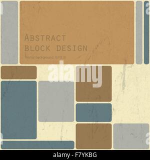 Résumé Contexte La conception de blocs rétro, Vector Illustration de Vecteur