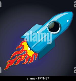 Fusée spatiale Illustration de Vecteur