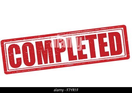 Terminé Illustration de Vecteur