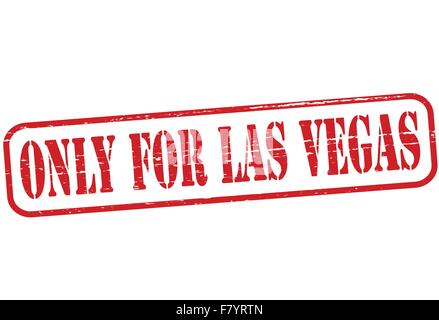 Seulement pour Las Vegas Illustration de Vecteur