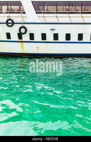 Détail de la face d'un vieux ferry boat Banque D'Images