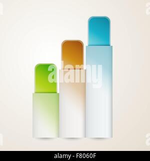 Bannières verticales blanches Illustration de Vecteur