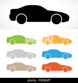 silhouette de voiture Illustration de Vecteur