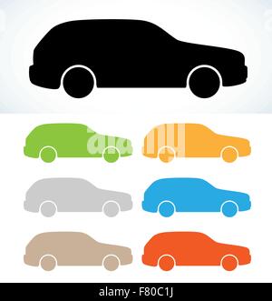 silhouette de voiture Illustration de Vecteur