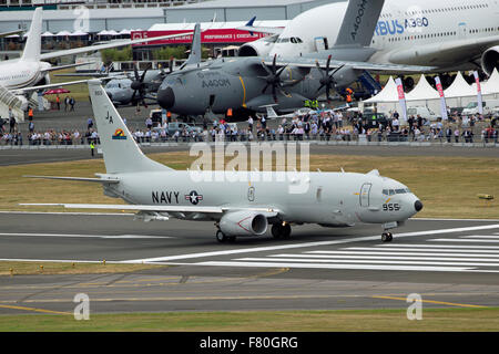 Boeing P-8 Orion les aéronefs de patrouille maritime Banque D'Images