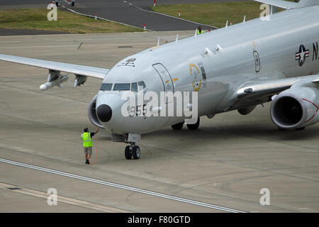 Boeing P-8 Orion les aéronefs de patrouille maritime Banque D'Images