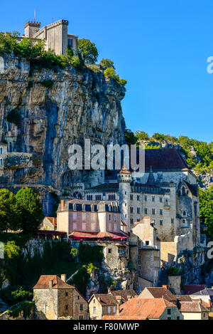 Rocamadour, Lot, Midi-Pyrénées, France Banque D'Images