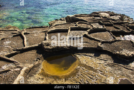 Salines Marsaskala Banque D'Images