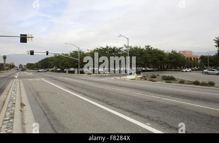 Los Angeles, Californie, USA. 9Th Jul 2015. Le Centre régional de l'intérieur, vendredi 4 décembre 2015, à San Bernardino, en Californie. Le FBI a déclaré vendredi qu'elle soit officiellement sur la prise de masse en Californie comme un acte de terrorisme, alors qu'un officiel d'application de la loi des États-Unis a déclaré que la femme qui a mené l'attaque avec son mari avait promis allégeance à l'État islamique et son chef de groupe sur Facebook. Ringo : crédit Chiu/ZUMA/Alamy Fil Live News Banque D'Images