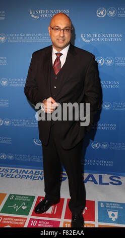 Global Leadership Awards au Gotham Hall - avec des arrivées : Ali Velshi Où : New York, New York, United States Quand : 03 Nov 2015 Banque D'Images