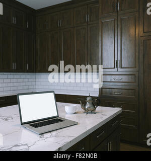 Matin en cuisine intérieur classique Banque D'Images