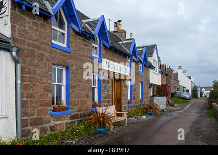 L''Argyll Hotel sur la Rue du Village, Baile Mor, à l'île de Iona, Hébrides intérieures, Ecosse, Royaume-Uni Banque D'Images