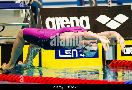 Netanya, Israël. 08Th Nov, 2015. GRIMBERG Vanessa GER Women's 100m brasse finale Netanya, Israel, LEN Institut Wingate Court Européenne Championnat de natation Cours 2 - 6 décembre, 2015 Netanya 04-12-2015 Giorgio Perottino Photo/ © Insidefoto/Alamy Live News Crédit : Insidefoto/Alamy Live News Banque D'Images