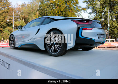 Ein BMW i 8, Berlin. Banque D'Images