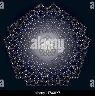 Résumé motif foncé Banque D'Images