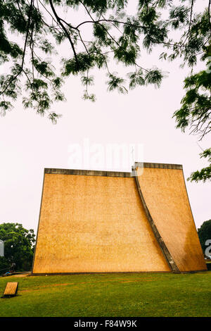 Taichung, Taiwan - le 3 février 2015 : Luce Momorial Tunghai University en chapelle, conçu par I.M. L'île en son jeune âge. Banque D'Images