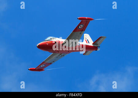 BAC Jet Provest RAF T5 dans un superbe affichage formateur conditions à l'Airshow 2014 Southport Banque D'Images