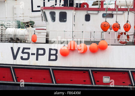 Luderitz Waterfront - Robert Harbour - Luderitz, Namibie, Afrique Banque D'Images