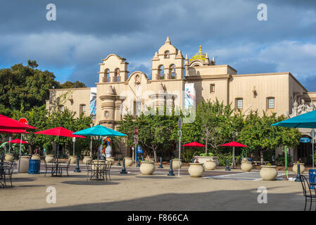 Maison de charme au Balboa Park. San Diego, Californie, USA. Banque D'Images