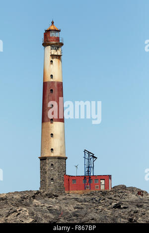 Diaz Point Lighthouse - Luderitz, Namibie Banque D'Images