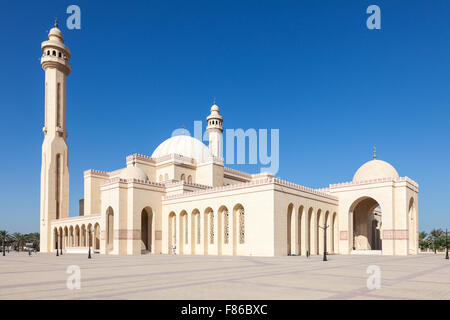 Grande mosquée Al Fateh dans la ville de Manama, Bahreïn Banque D'Images