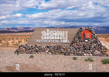 Lake Mead National Recreation Area. Valley of Fire, Nevada, United States. Banque D'Images