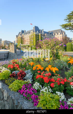 L'Hôtel Fairmont Empress, Victoria, Colombie-Britannique, Canada Banque D'Images