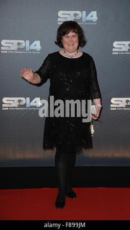 Susan Boyle assiste à la BBC Sports Personality of the Year Awards à l'Hydro d'ESS à Glasgow, en Écosse. Banque D'Images