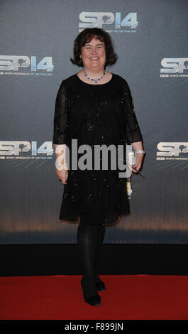 Susan Boyle assiste à la BBC Sports Personality of the Year Awards à l'Hydro d'ESS à Glasgow, en Écosse. Banque D'Images