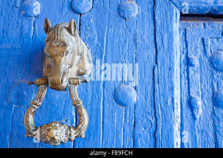 Knocker. Venta del Quijote, Puerto Lapice, Ciudad Real province, Castilla La Mancha, Espagne. Banque D'Images