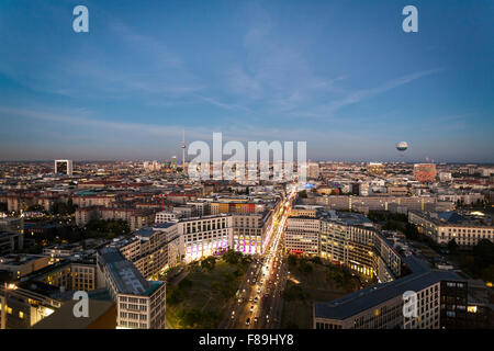 Skyline Berlin, Potsdamer Platz, Allemagne Banque D'Images