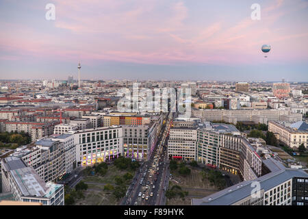 Skyline Berlin, Potsdamer Platz, Allemagne Banque D'Images