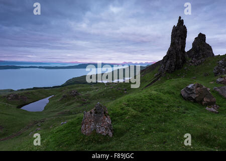 Vieil Homme de Storr, Ile de Skye, Ecosse, Europe Banque D'Images