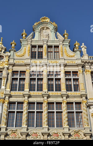 Brouette restaurée Guild Hall sur la Grand Place à Bruxelles, Belgique Banque D'Images