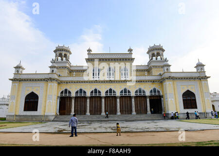 Le magnifique Palais Chowmahalla à Hyderabad, Inde. Banque D'Images