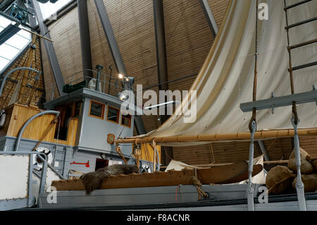 Grc Saint Roch goélette, Musée maritime de Vancouver, Hadden Park, Vancouver, BC, Canada Banque D'Images