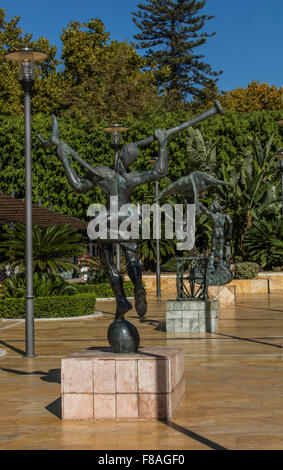 L'artiste espagnol Salvador Dali sculpture de bronze à Marbella en Espagne Banque D'Images