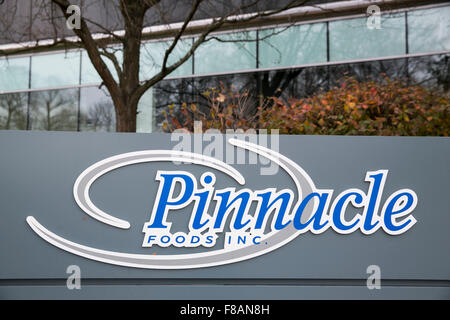 Un logo affiche à l'extérieur du siège de Pinnacle Foods, Inc., à Parsippany, New Jersey le 22 novembre 2015. Banque D'Images