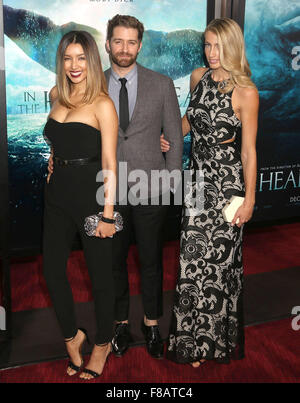 New York, New York, USA. 7 Décembre, 2015. RENEE PUENTE, MATTHEW MORRISON ET GUEST assister à la première de New York 'au coeur de la mer' tenue à Jazz at Lincoln Center's Frederick P. Rose Hall. Credit : Nancy/Kaszerman ZUMA Wire/Alamy Live News Banque D'Images