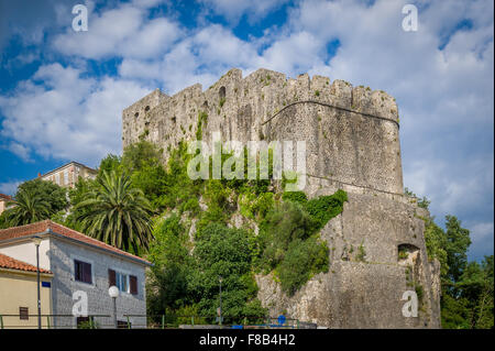 Ancienne forteresse Forte Mare au Monténégro Banque D'Images