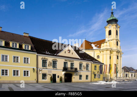Österreich, Niederösterreich, Laxenburg bei Wien, Rathaus Banque D'Images
