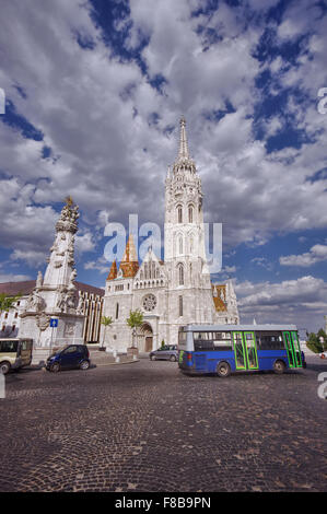 L'église Matthias de Budapest city Banque D'Images