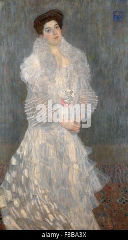 Gustav Klimt - Portrait d'Hermine Gallia Banque D'Images