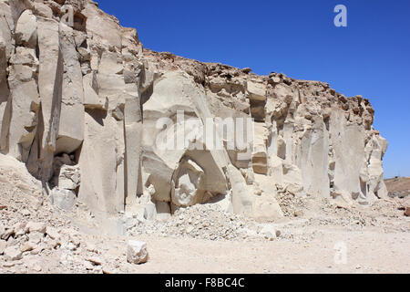 La Ruta del Sillar carrière près de Arequipa Pérou Banque D'Images