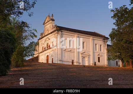 Eglise Notre Dame du Mont Old Goa Inde Banque D'Images