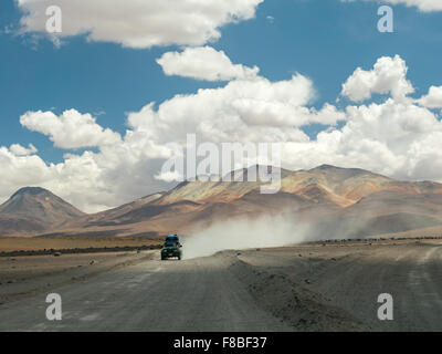 Road Trip dans les Andes, de San Pedro de Atacam à Uyuni Banque D'Images