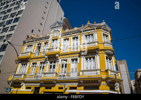 Maison historique, carré de 15 novembre, Praça 15 de Novembro, Rio de Janeiro, Brésil Banque D'Images
