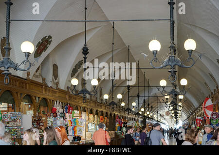 La Halle aux draps de Cracovie Banque D'Images